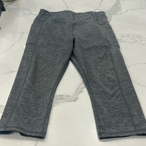 Avia Grey‎ Cropped Wide Leg Leggings. Size L (750BW)